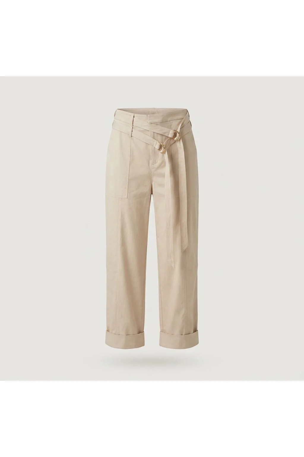Belted Utility Trouser Beige