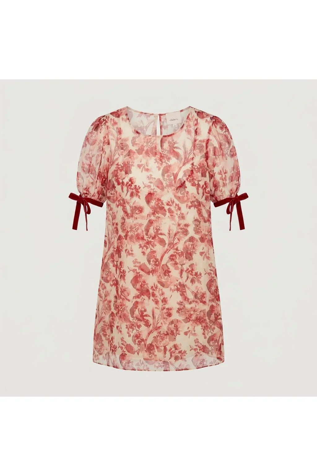 Floral Sheer Mini Dress Multi