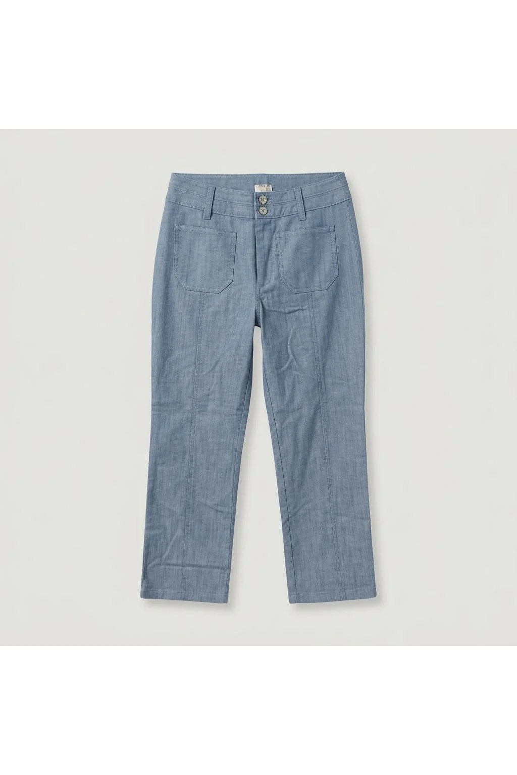 Patch Pocket Seamed Trouser   Blue
