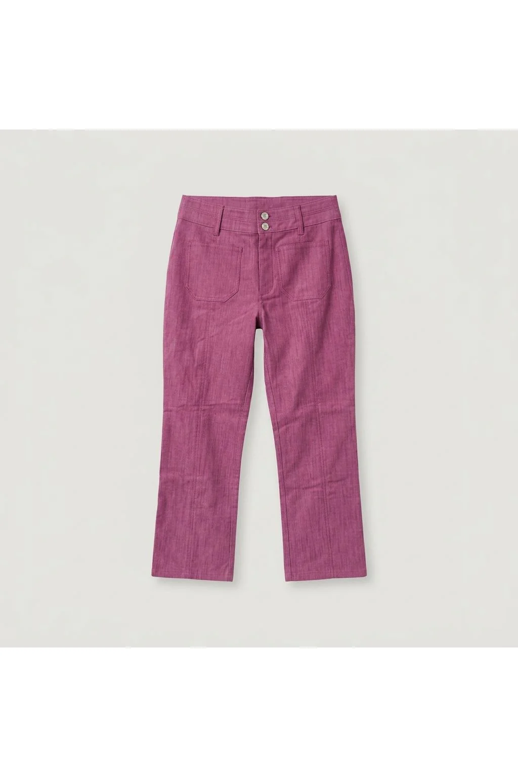 Seamed Patch Pocket Trouser   Pink