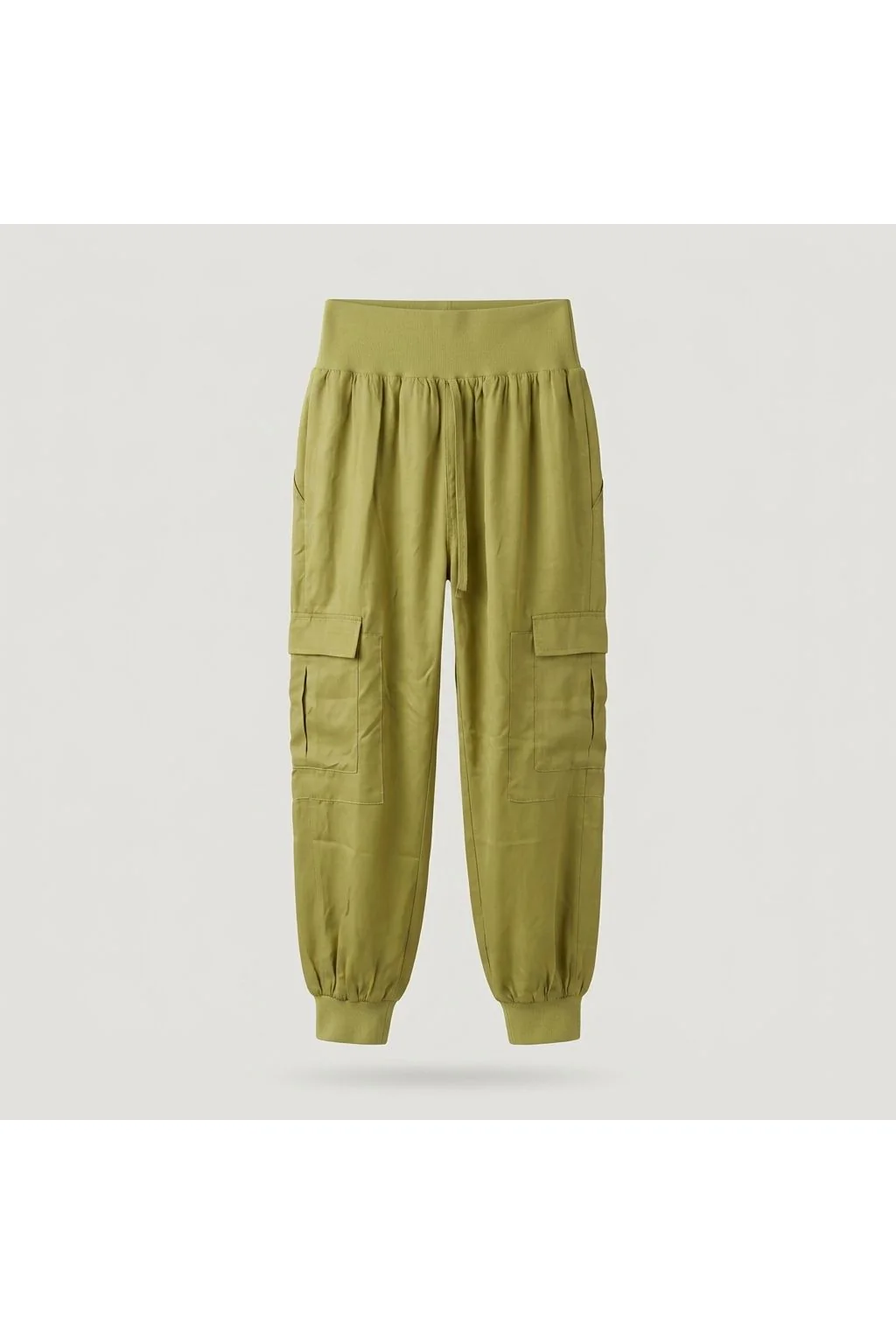 Silk Cargo Jogger   Green
