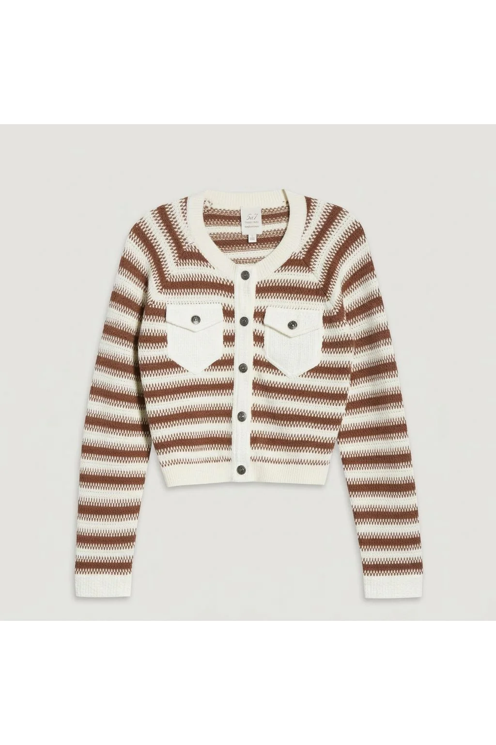 Striped Pocket Cardigan   Multi