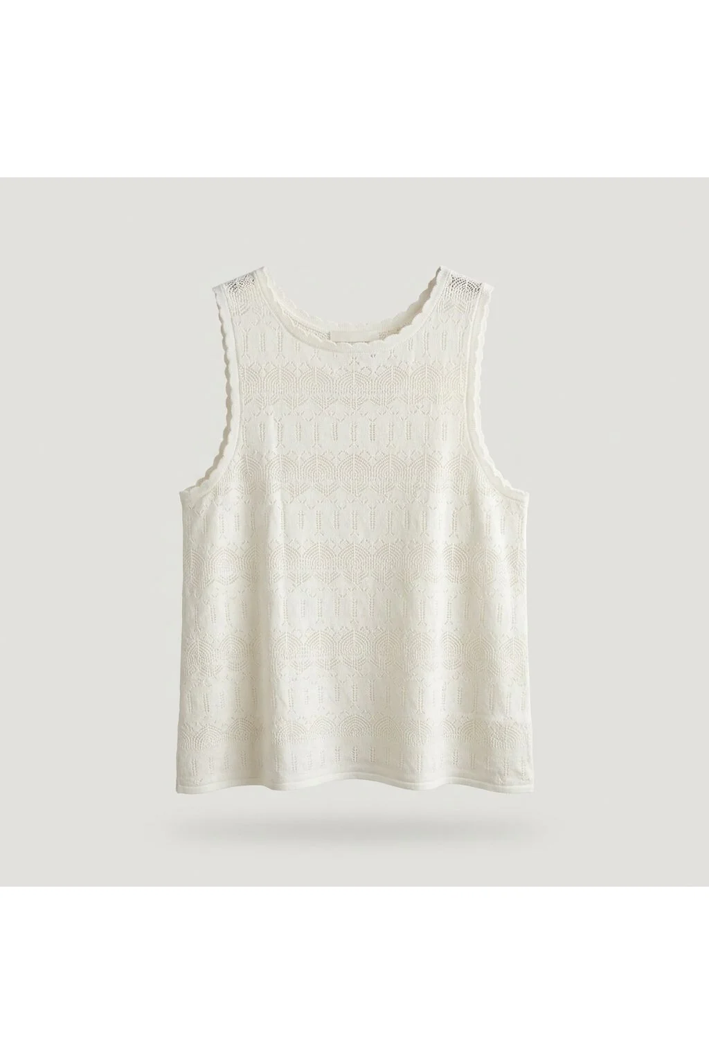 Crochet Tank Top | White