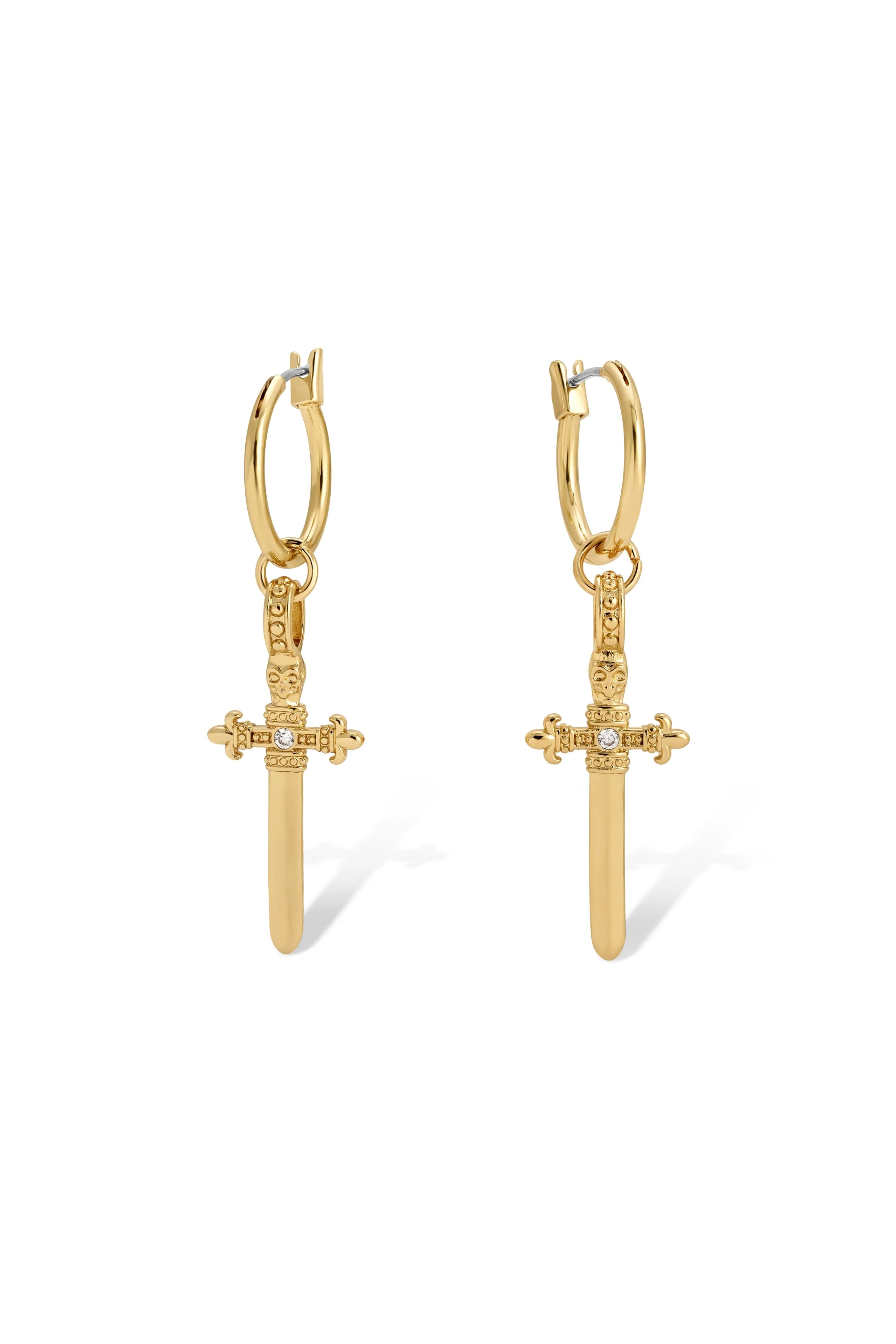 The Alexandra Hoop Earrings - Gold