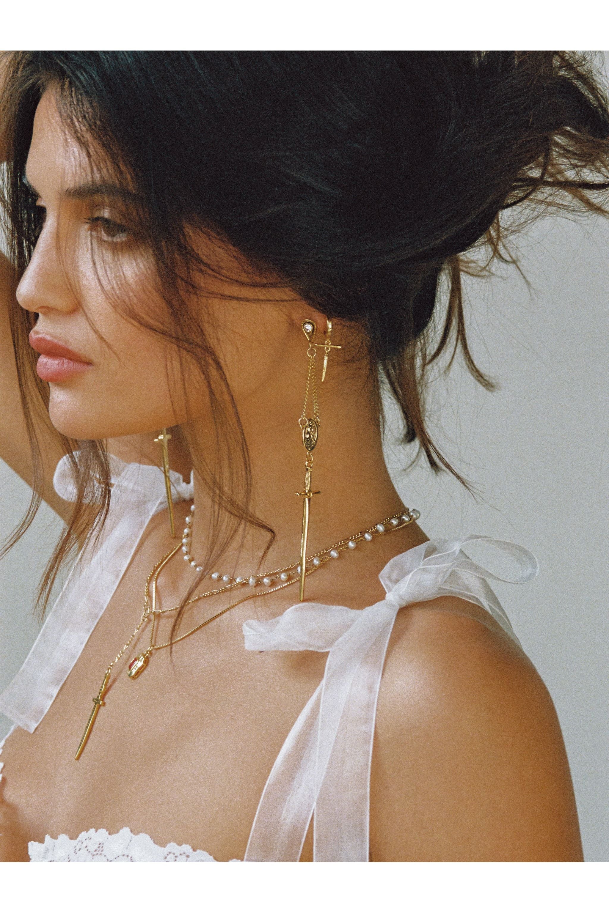 The Amparo Rosary Earrings - Image 4