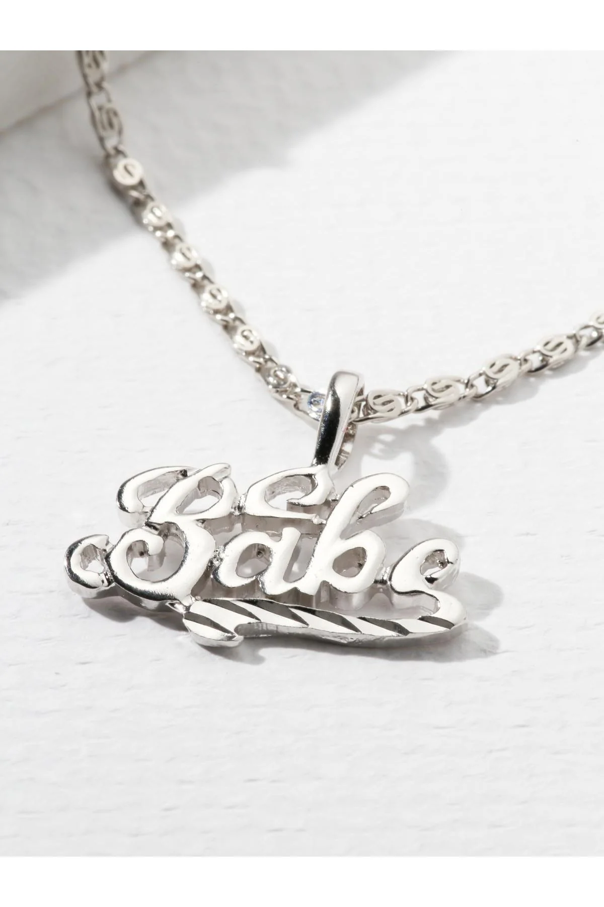 The Babe Necklace Silver - Image 3