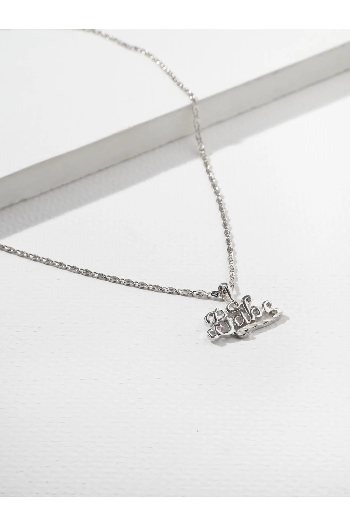 The Babe Necklace Silver - Image 4