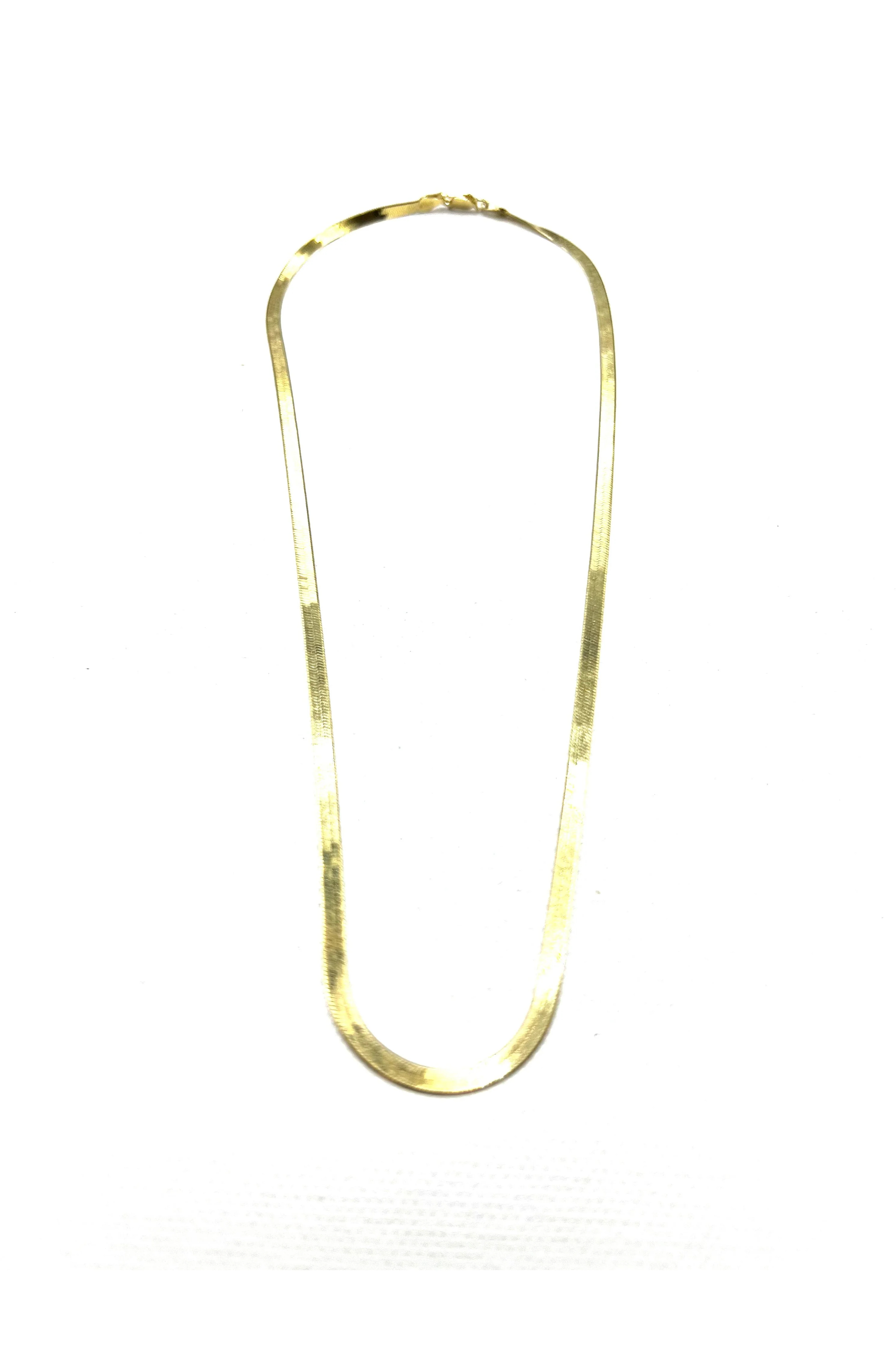The Classic Gold Snake Chain Necklace - Image 2