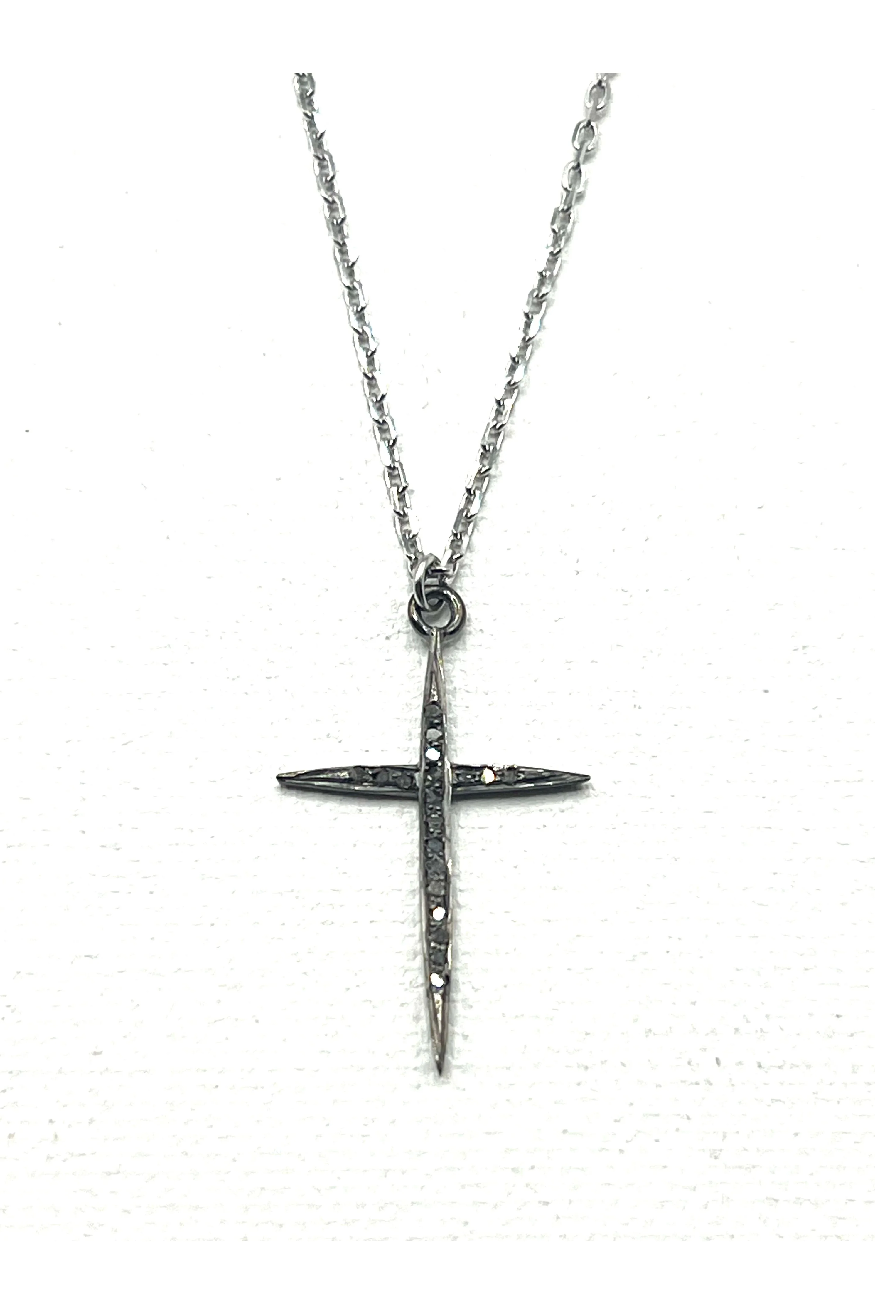The Diamond Cross Necklace - Image 2