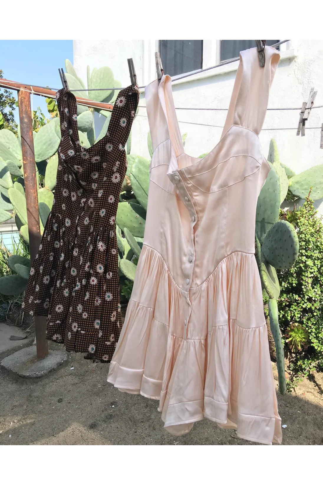 The Elisabeth Romper Dress - Cream Satin - Image 10