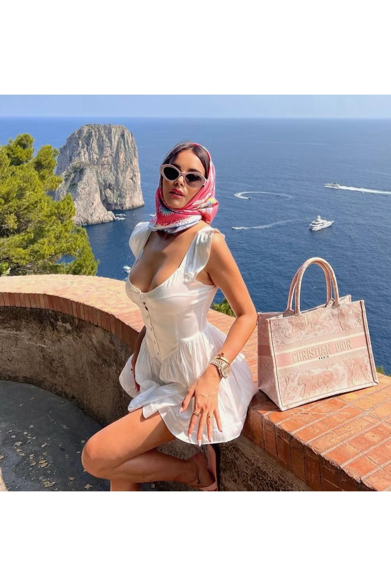 The Elisabeth Romper Dress - White Silk - Image 14