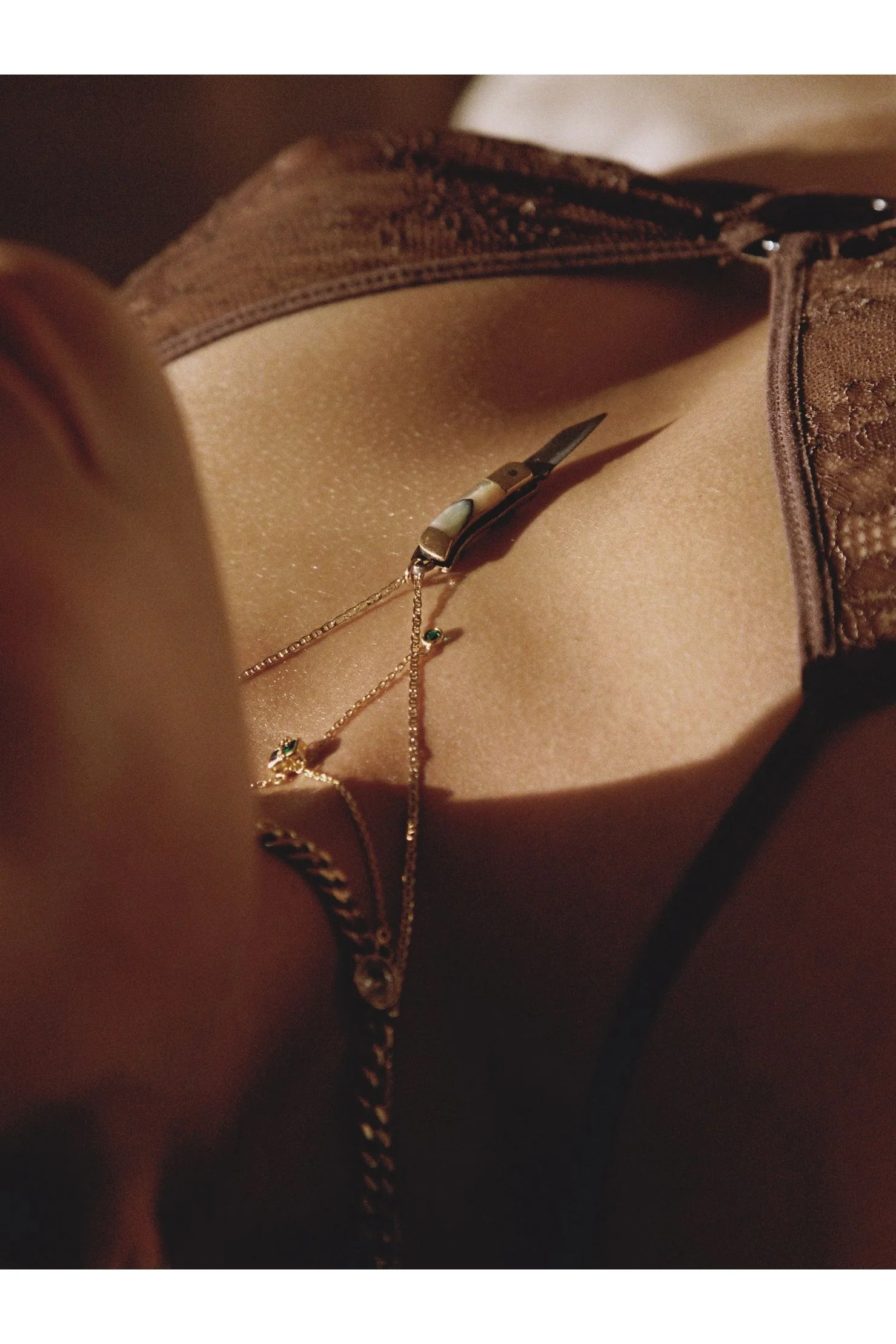 The Pocket Knife Necklace - Abalone - Image 4