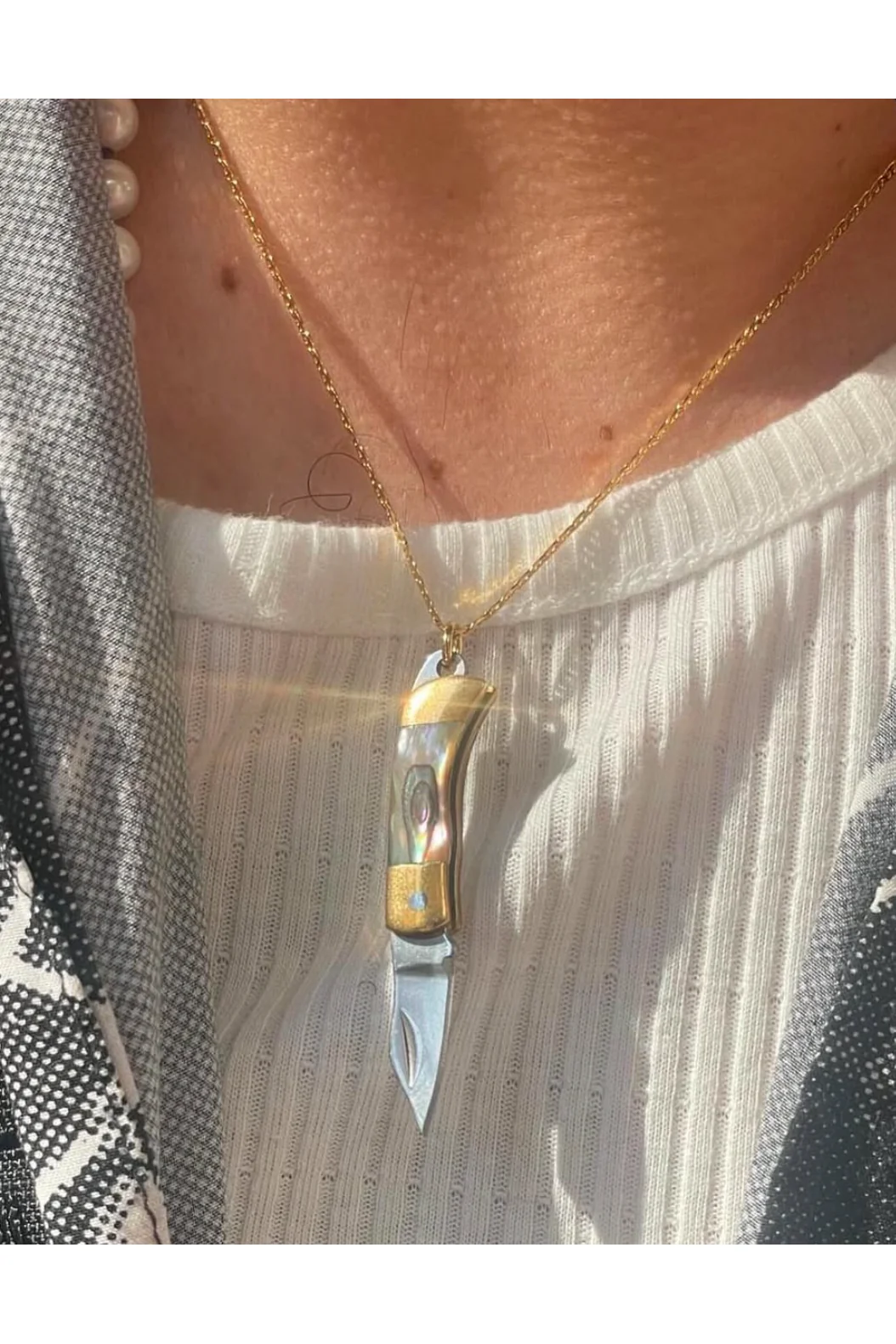 The Pocket Knife Necklace - Abalone - Image 8