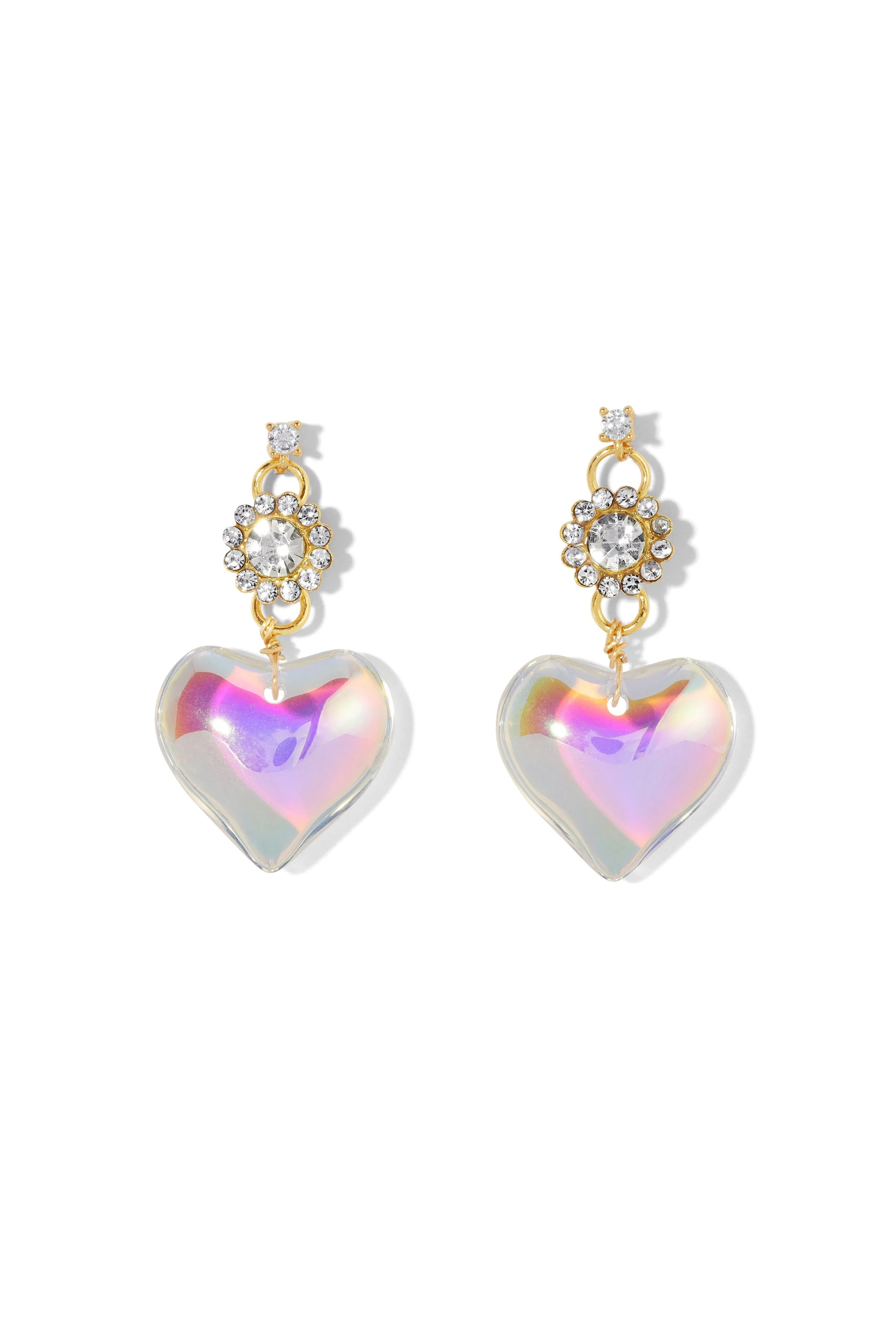 The Rebecca Heart Earrings