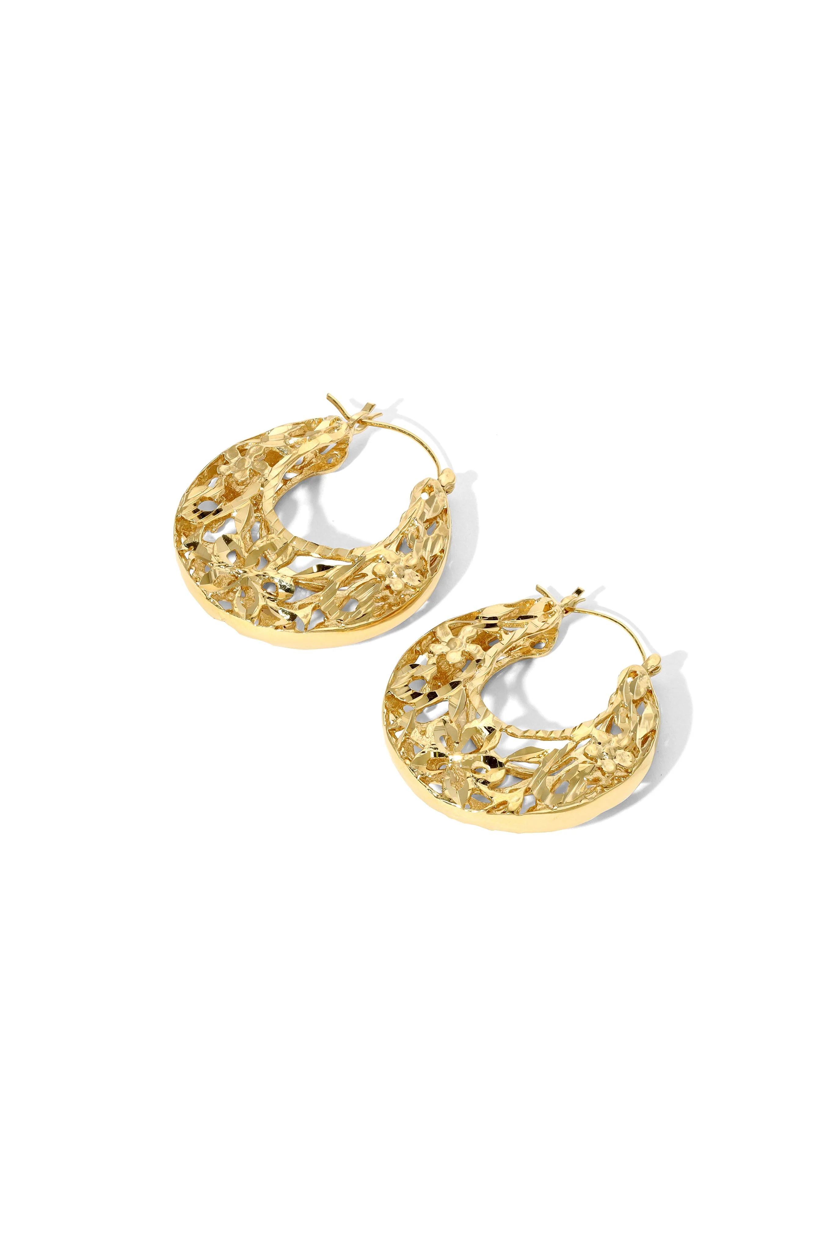 The Violet Hoop Earrings - Image 2